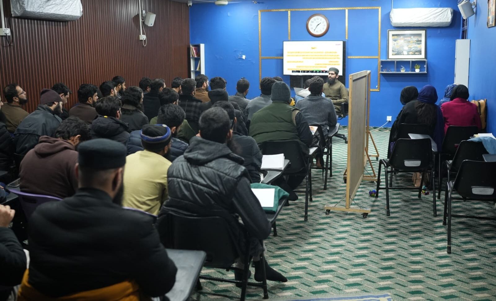 young individuals participating in communication and development workshops